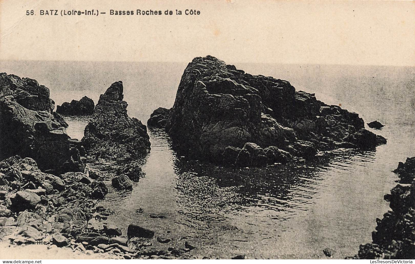 FRANCE - Batz - Basses Roches De La Côte - Carte Postale Ancienne - Batz-sur-Mer (Bourg De B.)