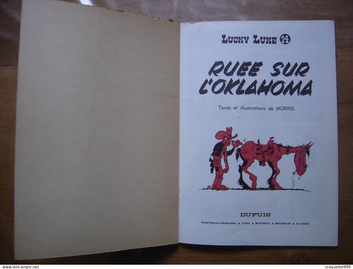 LUCKY LUKE 1969 Ruee Sur L'Oklahoma 14 DUPUIS Morris Goscinny - Lucky Luke