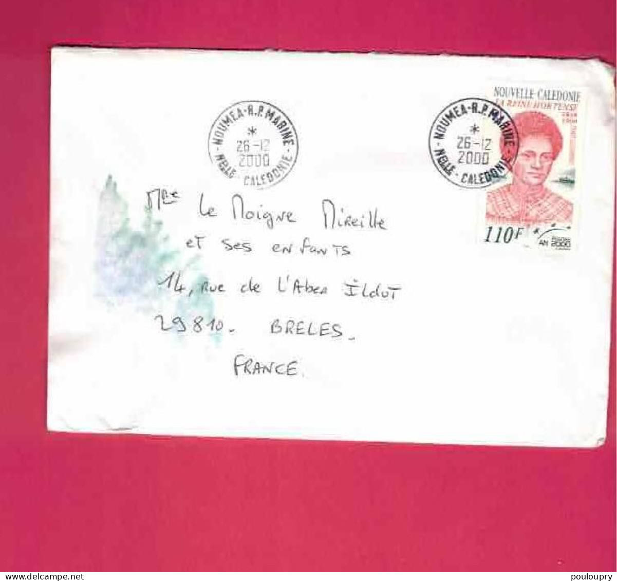 Lettre De 2000 Pour La France - YT N° 826 - La Reine Hortense - Briefe U. Dokumente