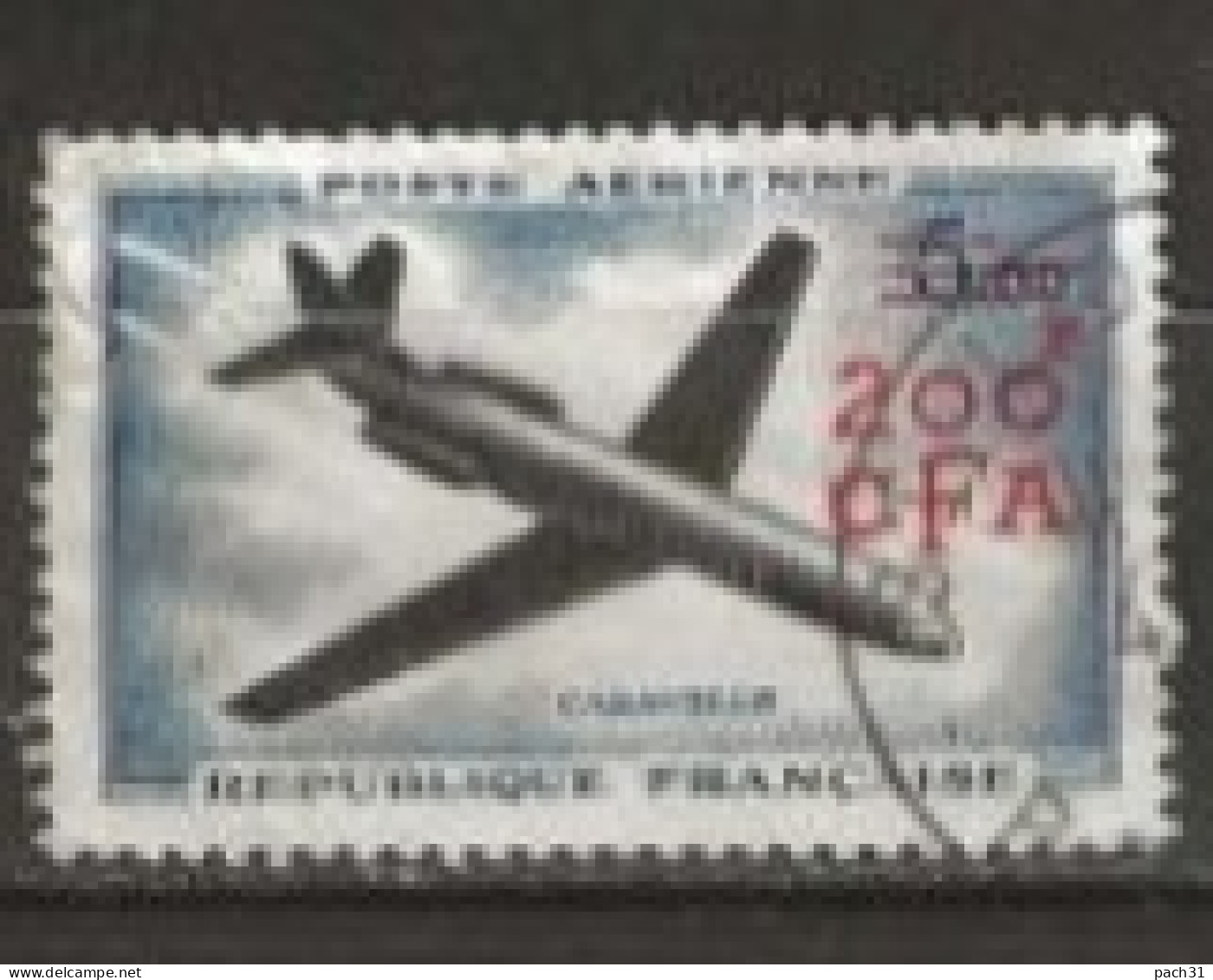 Réunion  N° YT PA 59  Oblitéré - Airmail