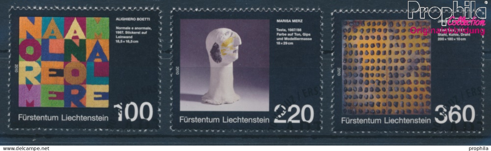 Liechtenstein 1574-1576 (kompl.Ausg.) Gestempelt 2010 Kunst (10312385 - Used Stamps