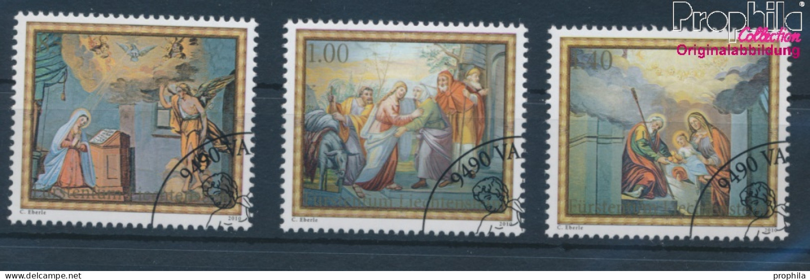 Liechtenstein 1577-1579 (kompl.Ausg.) Gestempelt 2010 Weihnachten (10312384 - Used Stamps