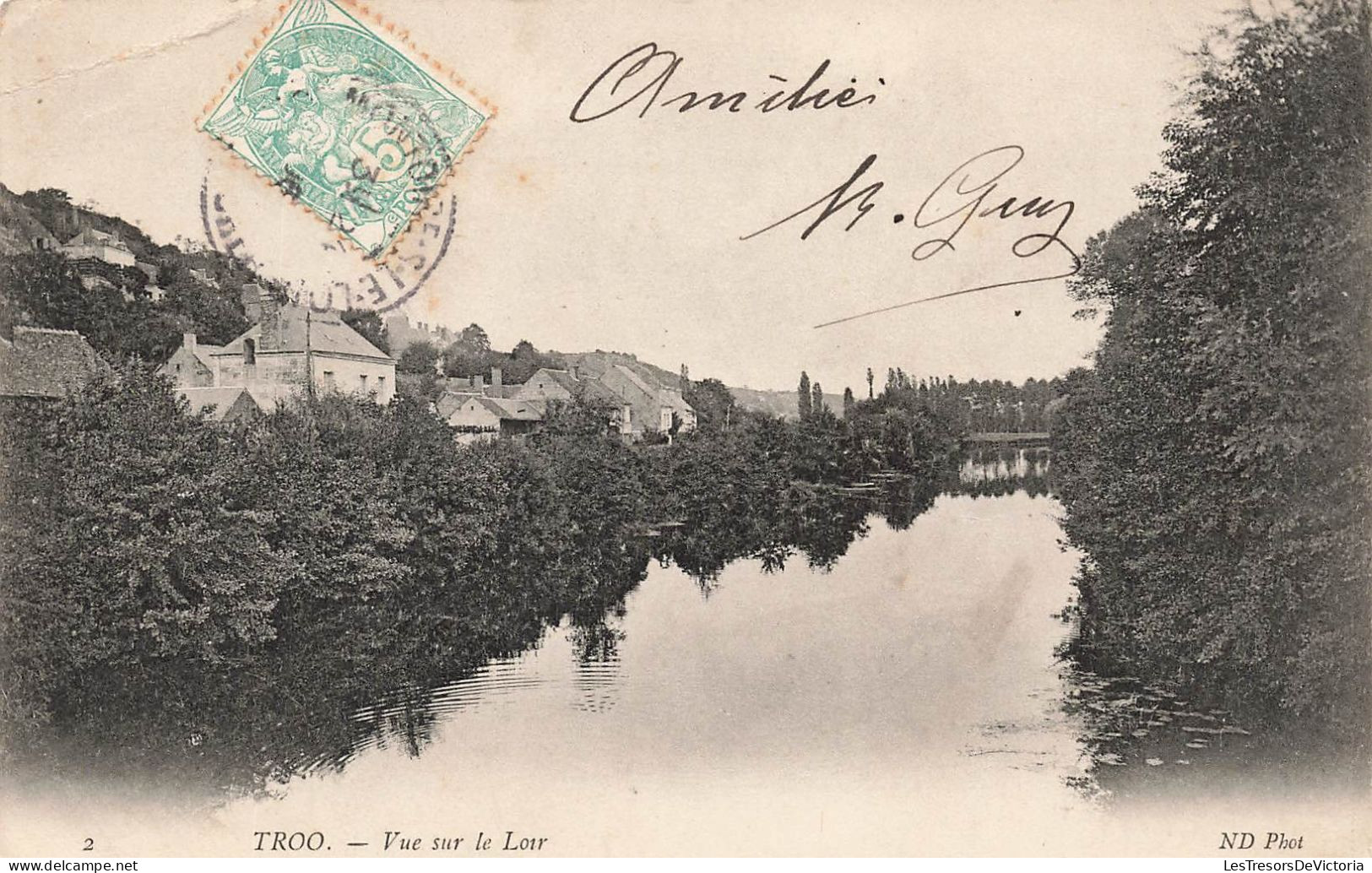 FRANCE - Troo - Vue Sur Le Loir - Carte Postale Ancienne - Otros & Sin Clasificación