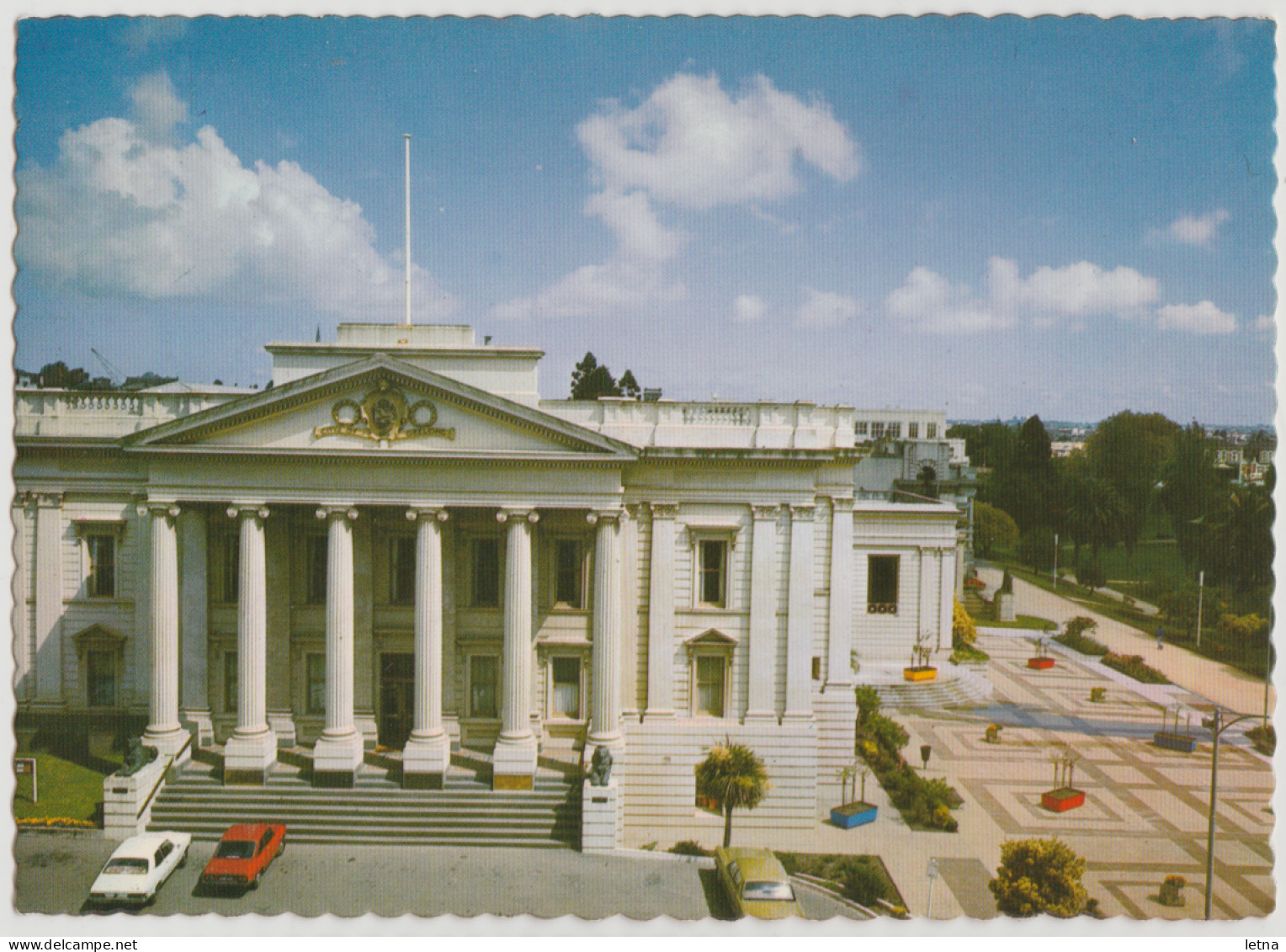 Australia VICTORIA VIC City Hall Johnstone Park GEELONG Nucolorvue GE31 Postcard C1970s - Geelong