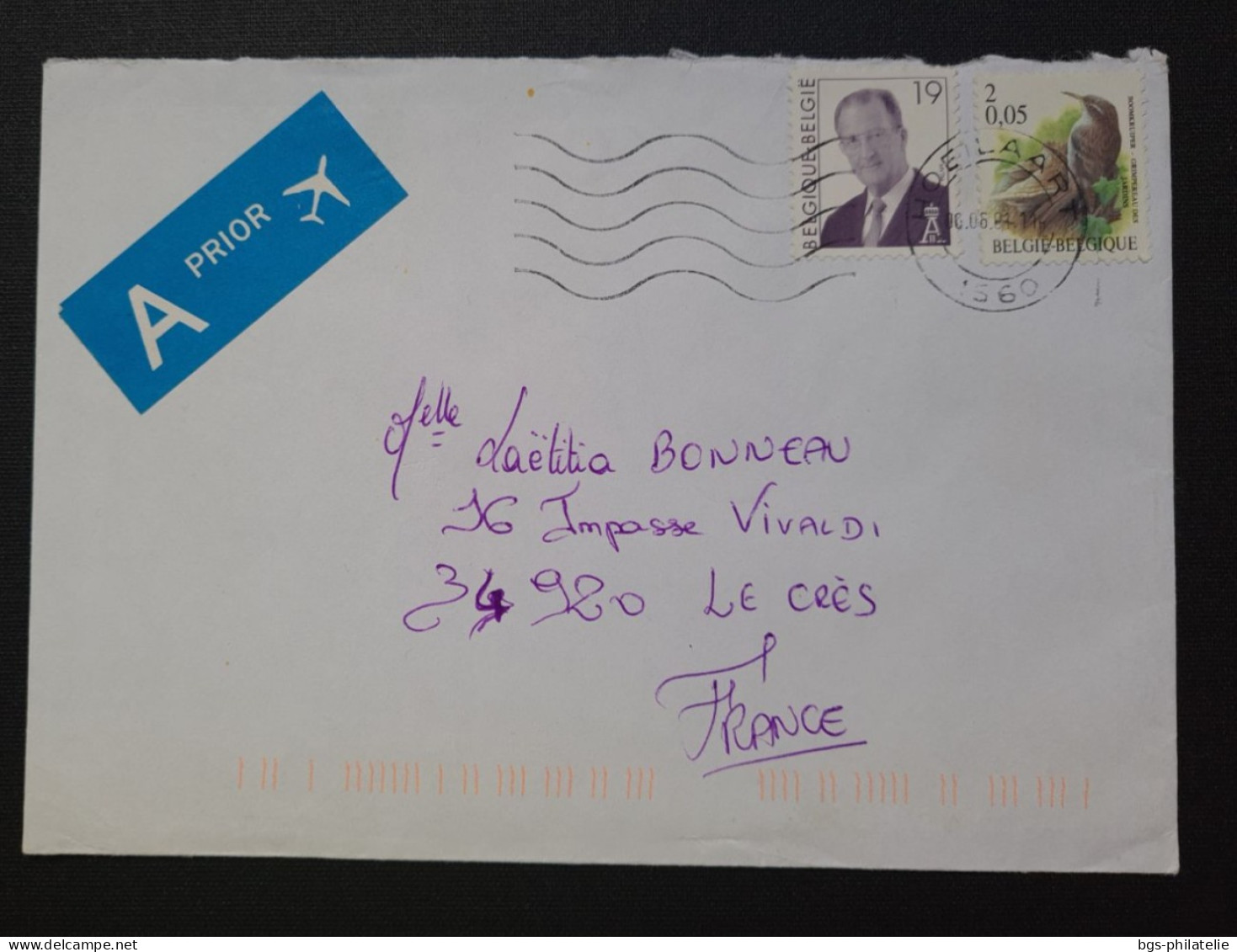 Belgique,  Lettre Pour La France. - Storia Postale