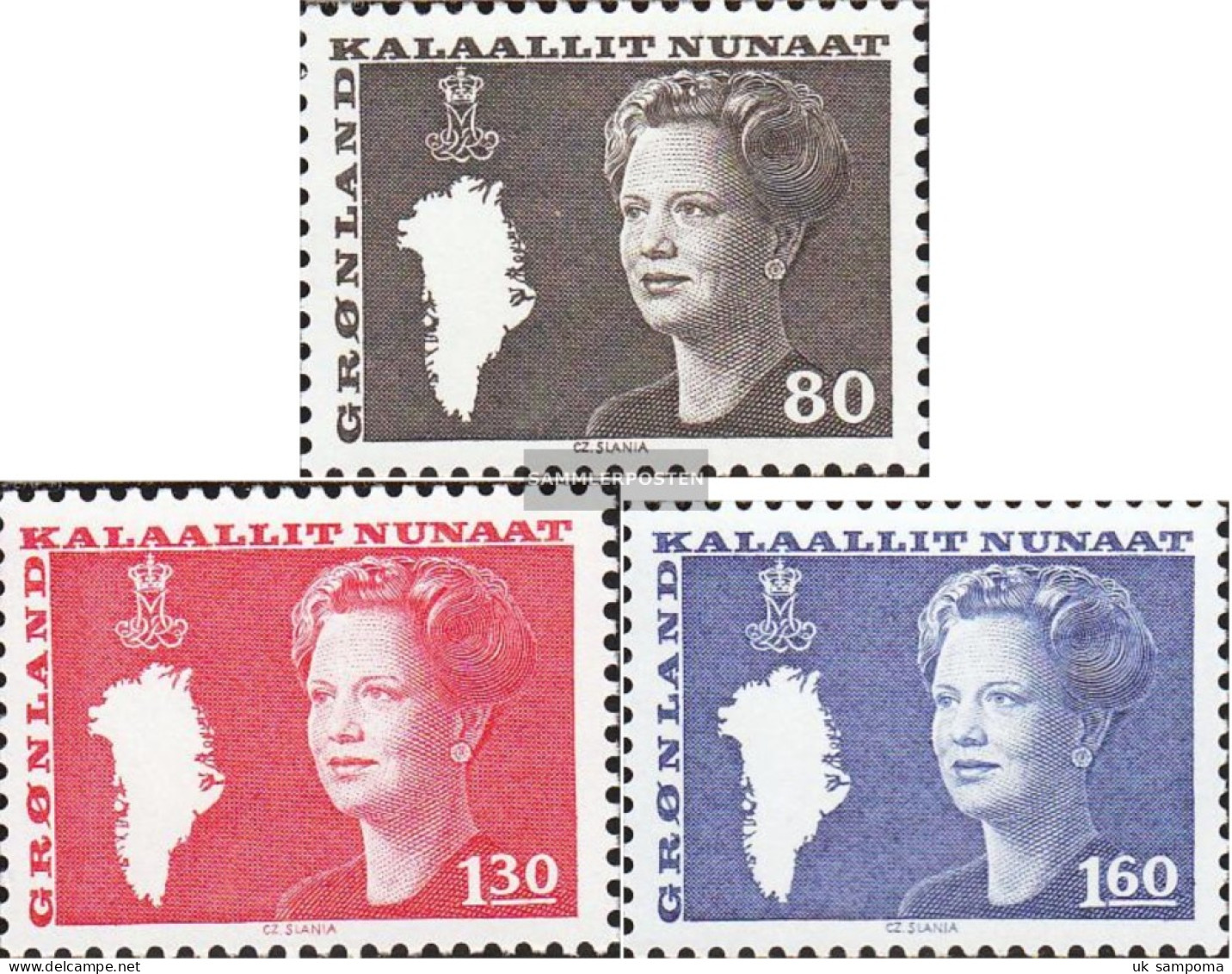 Denmark - Greenland 120-122 (complete Issue) Unmounted Mint / Never Hinged 1980 Queen Margarethe II. - Ungebraucht