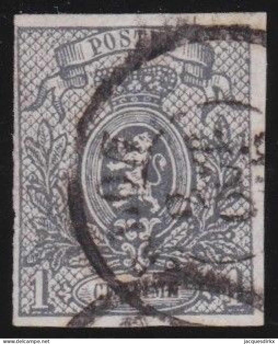 Belgie  .   OBP    .    22   (2 Scans)        .    O     .   Gestempeld     .   /   .    Oblitéré - 1866-1867 Piccolo Leone