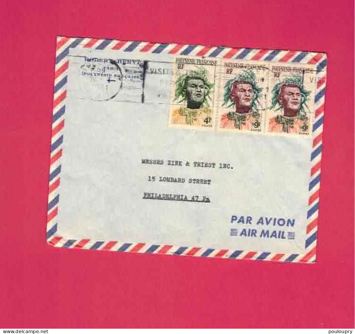 Lettre De 1961 Pour Les USA EUAN - YT N° 5 Et 8 En Paire - Cartas & Documentos