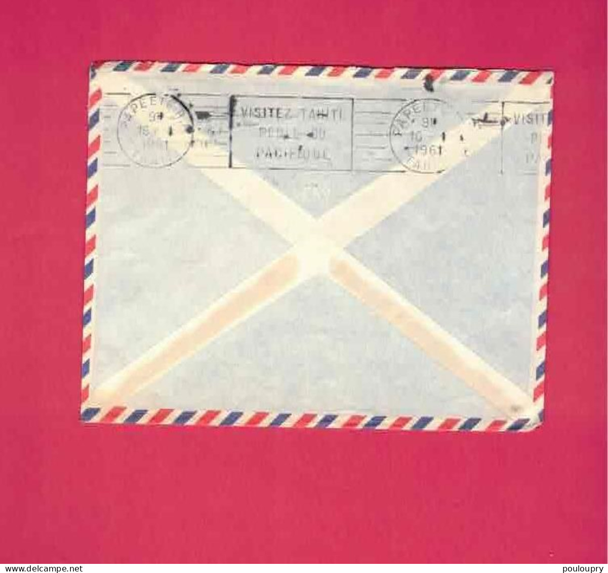 Lettre De 1961 Pour Les USA EUAN - YT N° 5 Et 8 En Paire - Storia Postale