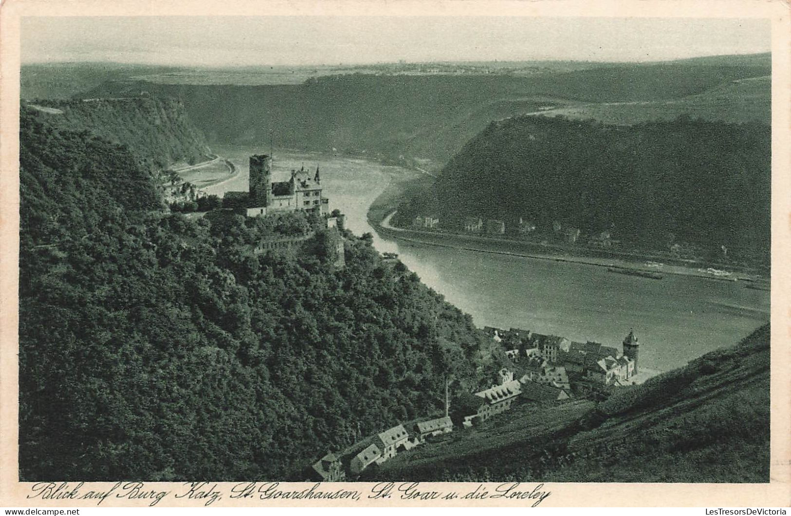 ALLEMAGNE - St Goar - Blick Auf Burg Kalz - Die Loreley - Carte Postale Ancienne - St. Goar