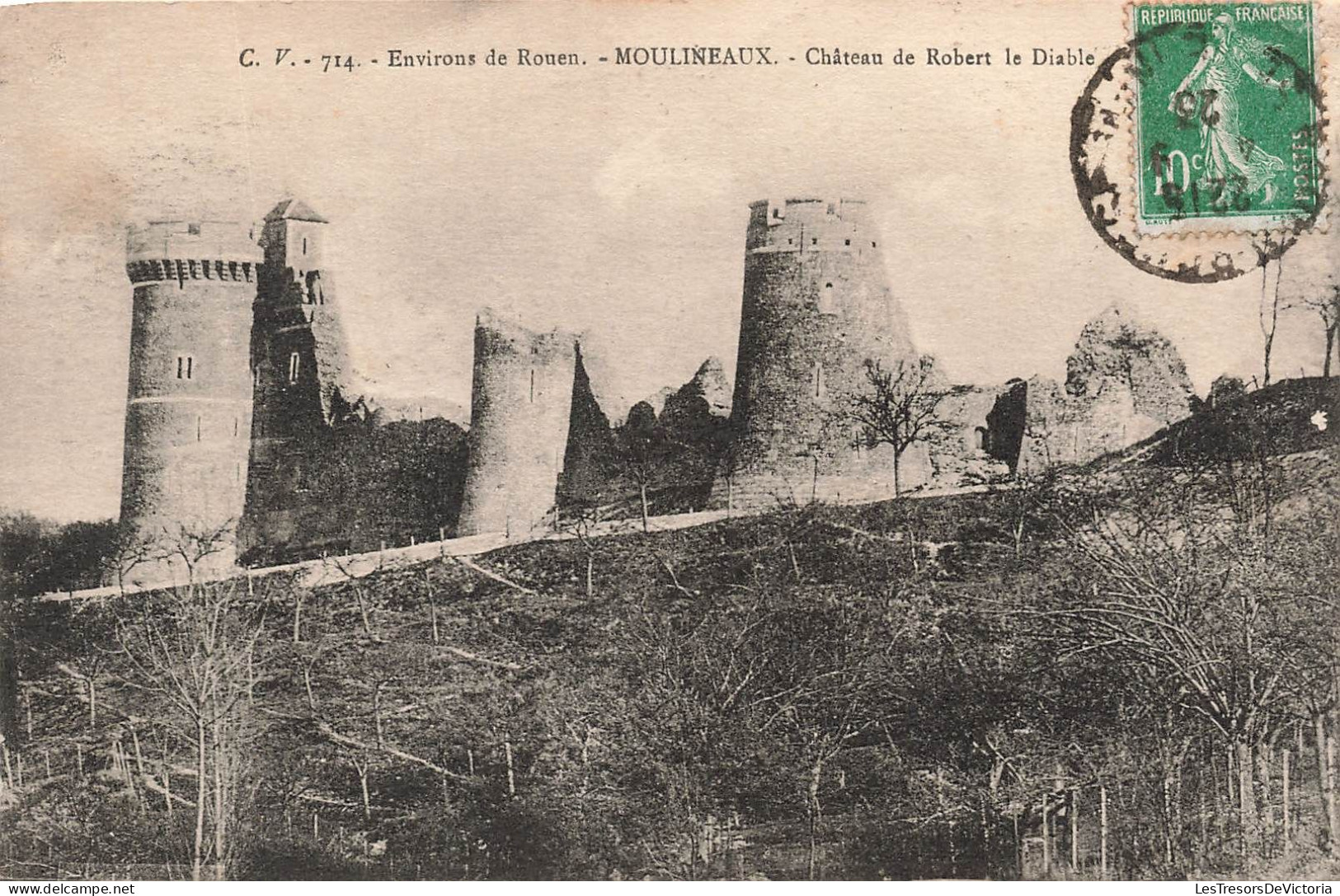 FRANCE - Aux Environs De Rouen - Moulineaux - Château De Robert Le Diable - Carte Postale Ancienne - Rouen