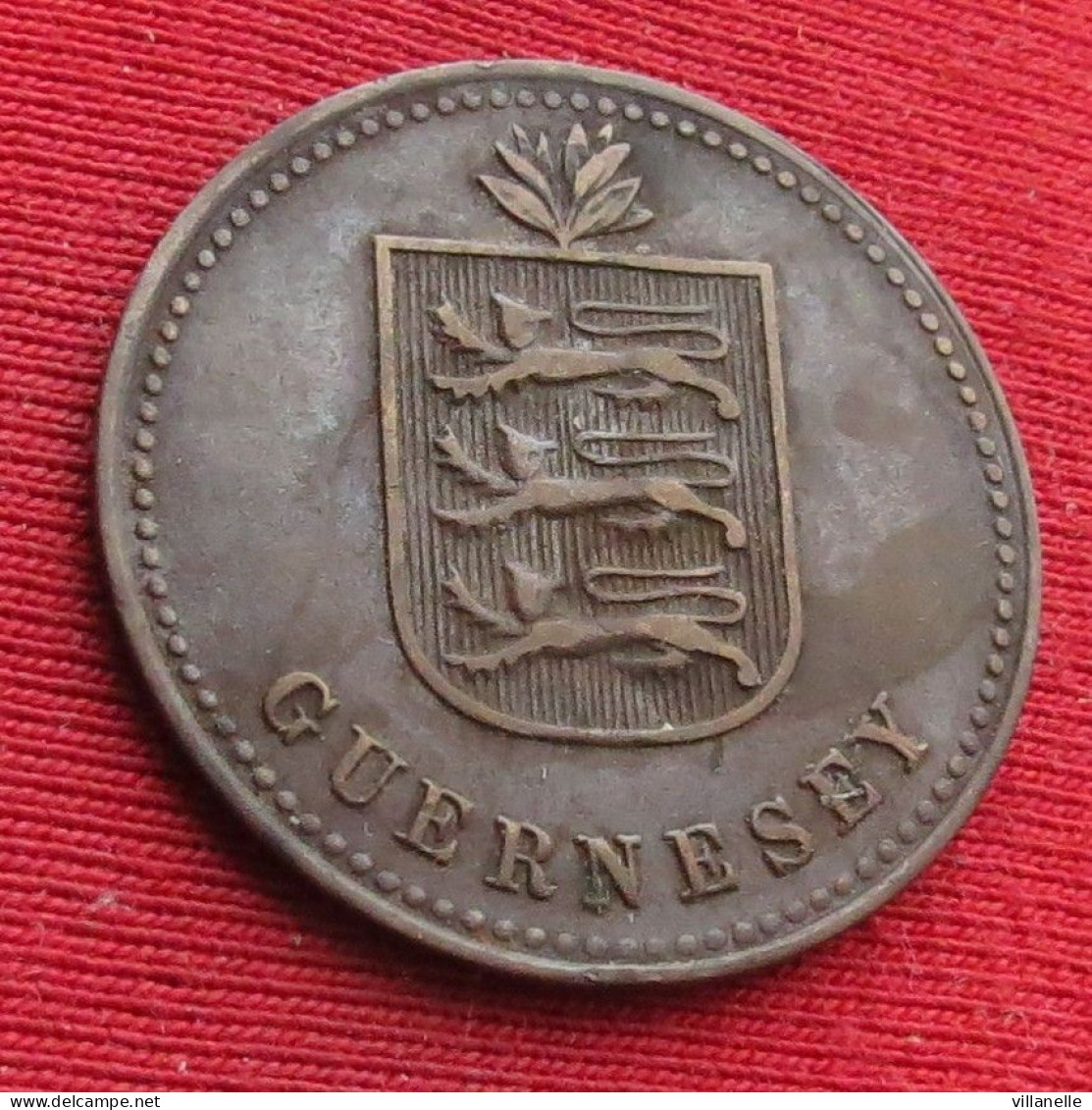 Guernsey 4 Doubles 1914 Guernesey W ºº - Guernsey