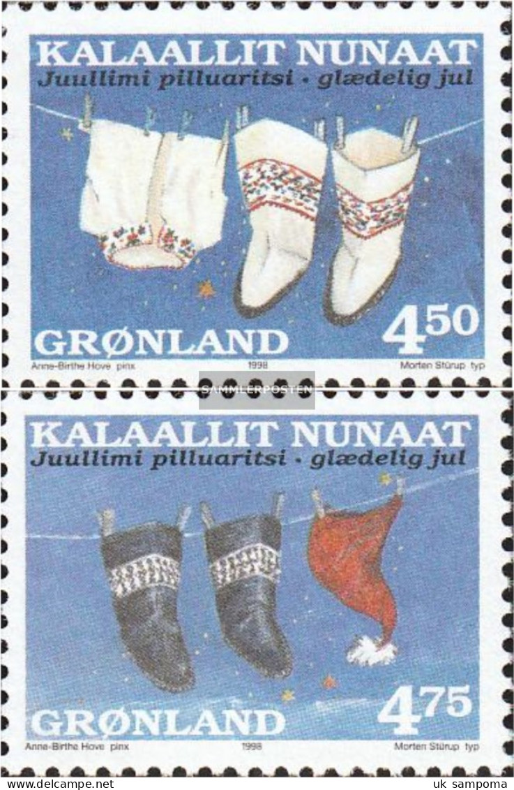 Denmark - Greenland 329y-330y (complete Issue) Unmounted Mint / Never Hinged 1998 Christmas - Neufs