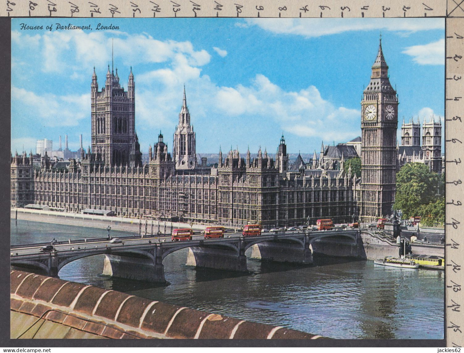 110998GF/ LONDON, Houses Of Parliament With Big Ben And Westminster Bridge - Houses Of Parliament