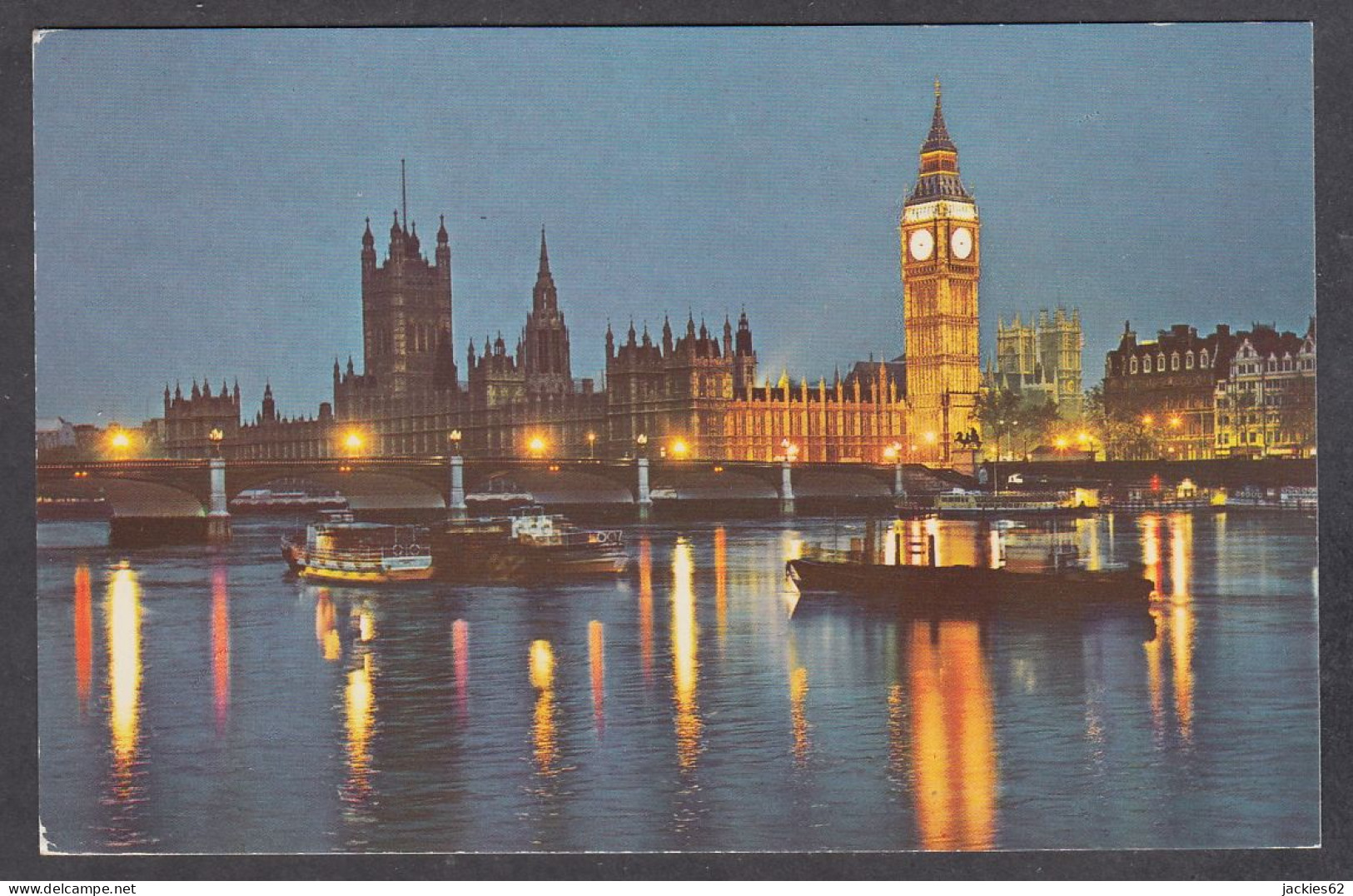 111000/ LONDON, Houses Of Parliament And Big Ben By Night - Houses Of Parliament