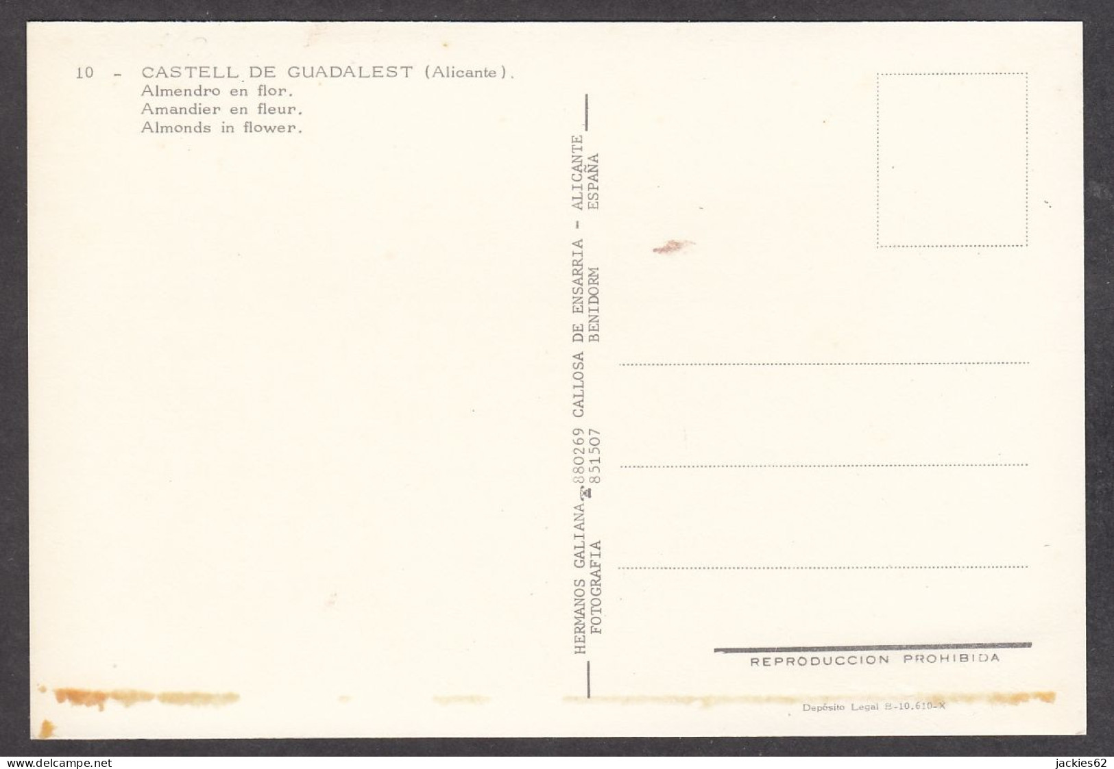108477/ GUADALEST, Almendro En Flor - Alicante