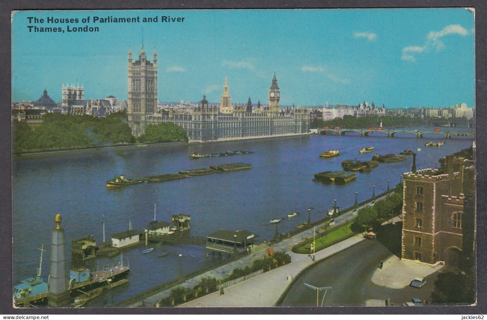 110995/ LONDON, Houses Of Parliament And River Thames - Houses Of Parliament