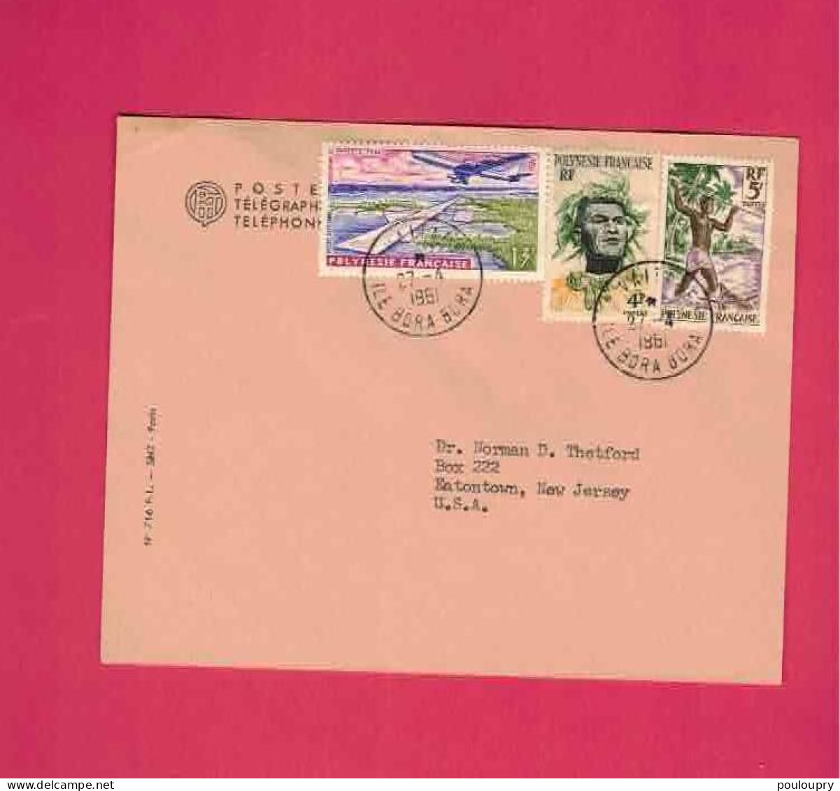 Lettre De 1961 Pour Les USA EUAN - YT N° 5,6 Et PA 5 - Cartas & Documentos