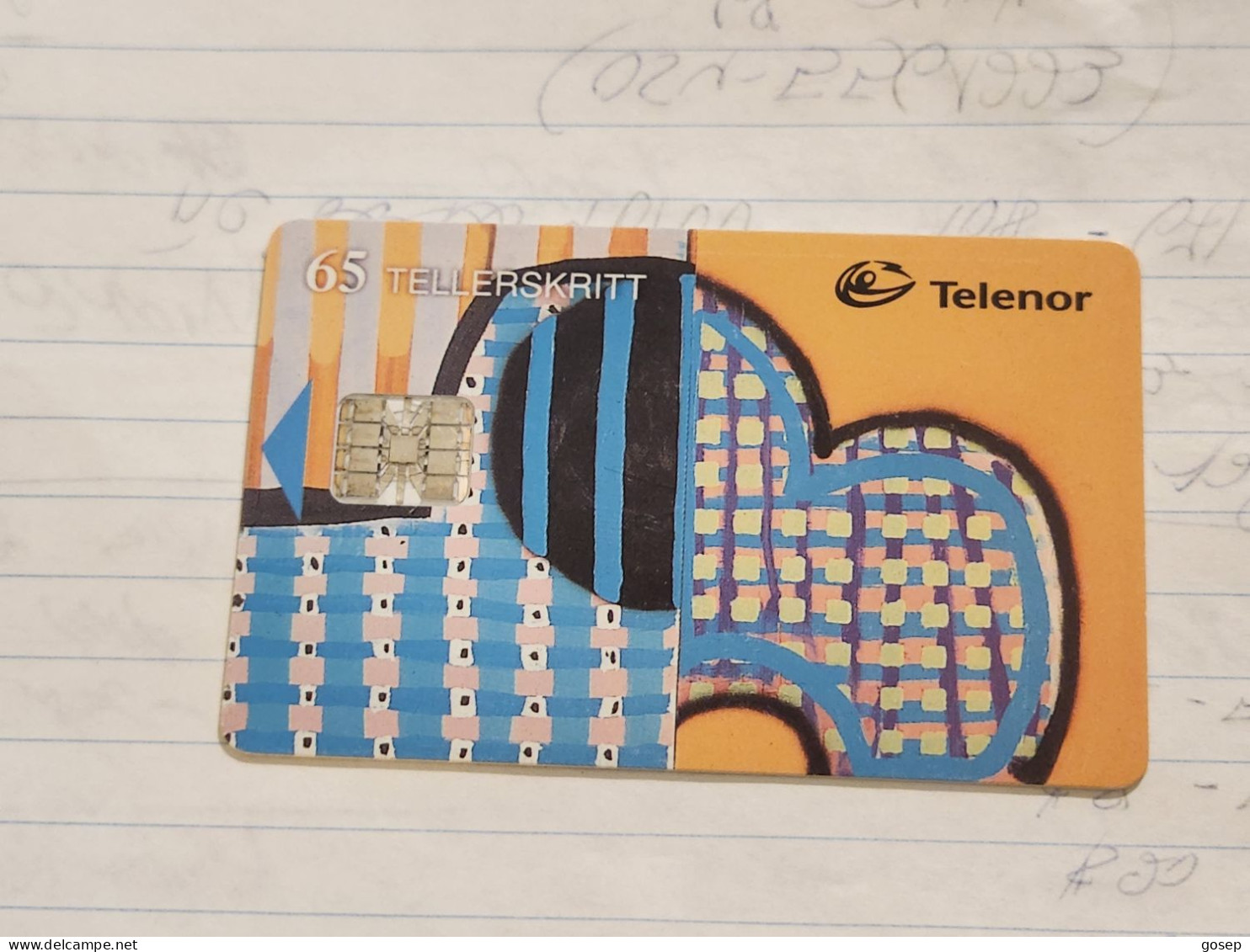 Norway-(n-102)-enda En Extra Strek-(65tellerskritt)-(52)-(C79015640)-used Card+1card Prepiad Free - Noorwegen