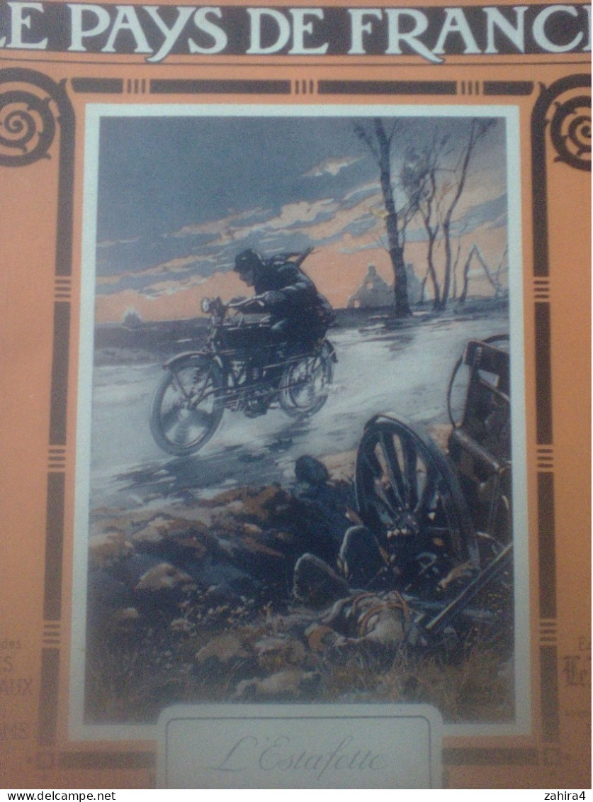 Pays De France 64 Moto Estafette Alsace Linge Macédoine Serbie Salonique Suez Champagne Front Occidentale Russe Oriental - Oorlog 1914-18