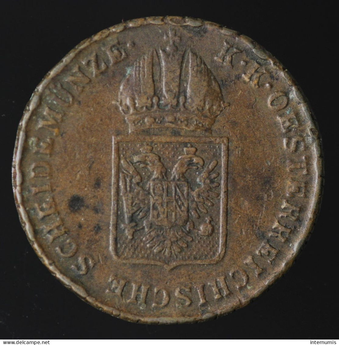  Autriche / Austria, Franz I, 1 Kreuzer, 1816, Vienna, Cuivre (Copper), TTB (EF),
KM#2113 - Autriche