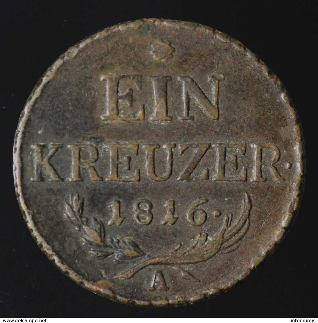  Autriche / Austria, Franz I, 1 Kreuzer, 1816, Vienna, Cuivre (Copper), TTB (EF),
KM#2113 - Autriche