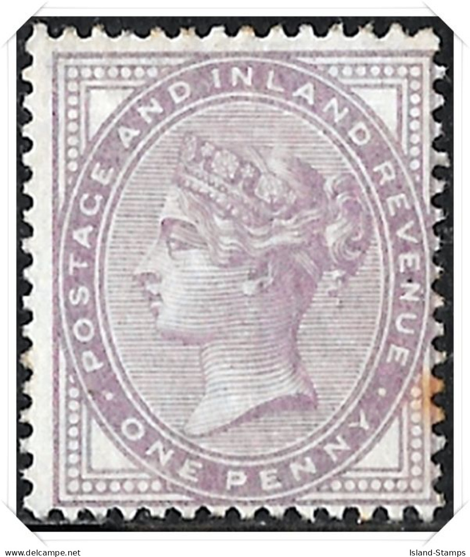 QV SG171 1d Pale Lilac (14 Dot) Mounted Mint - Ungebraucht