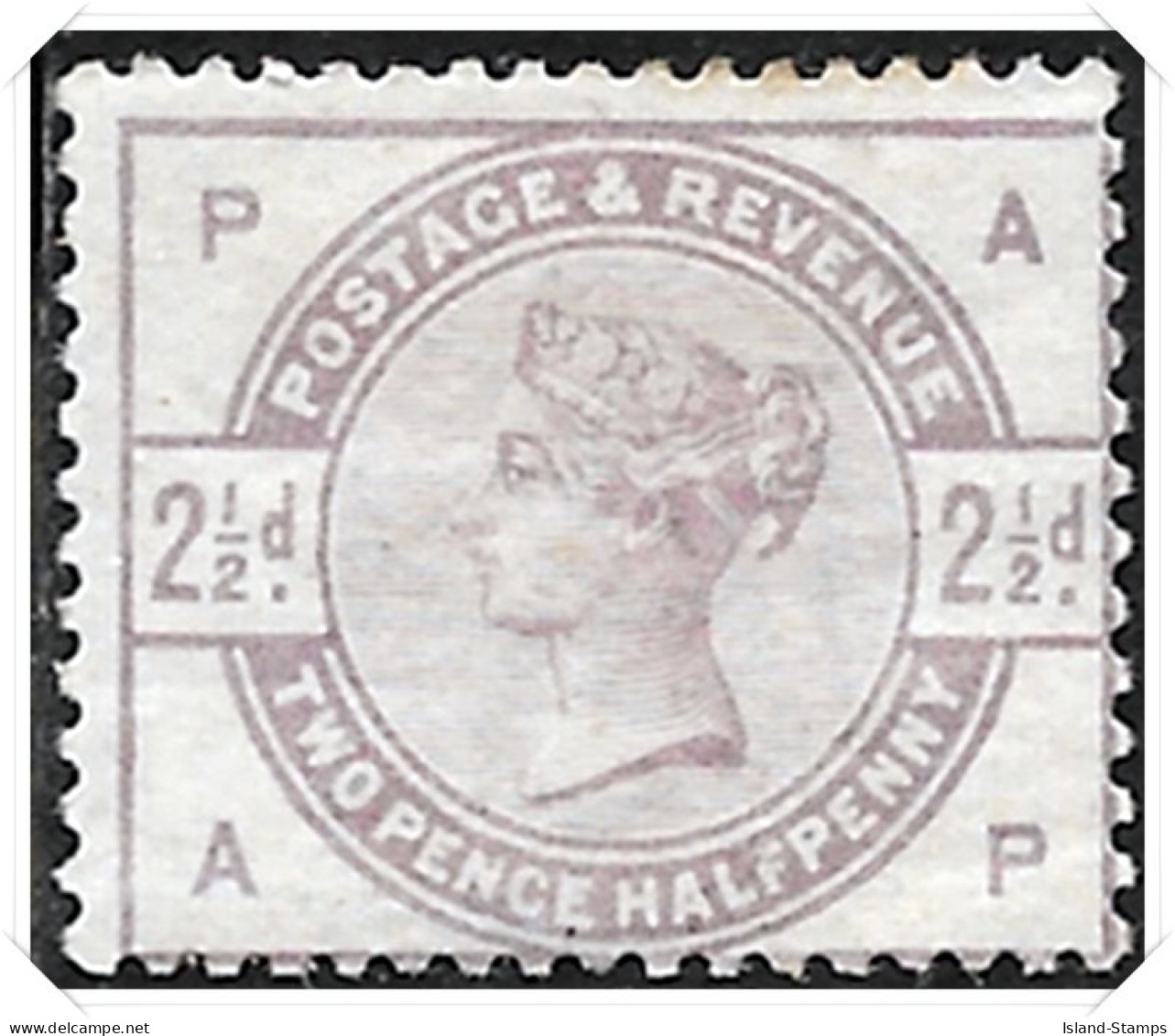 QV SG190 2½d Lilac Mounted Mint - Ungebraucht