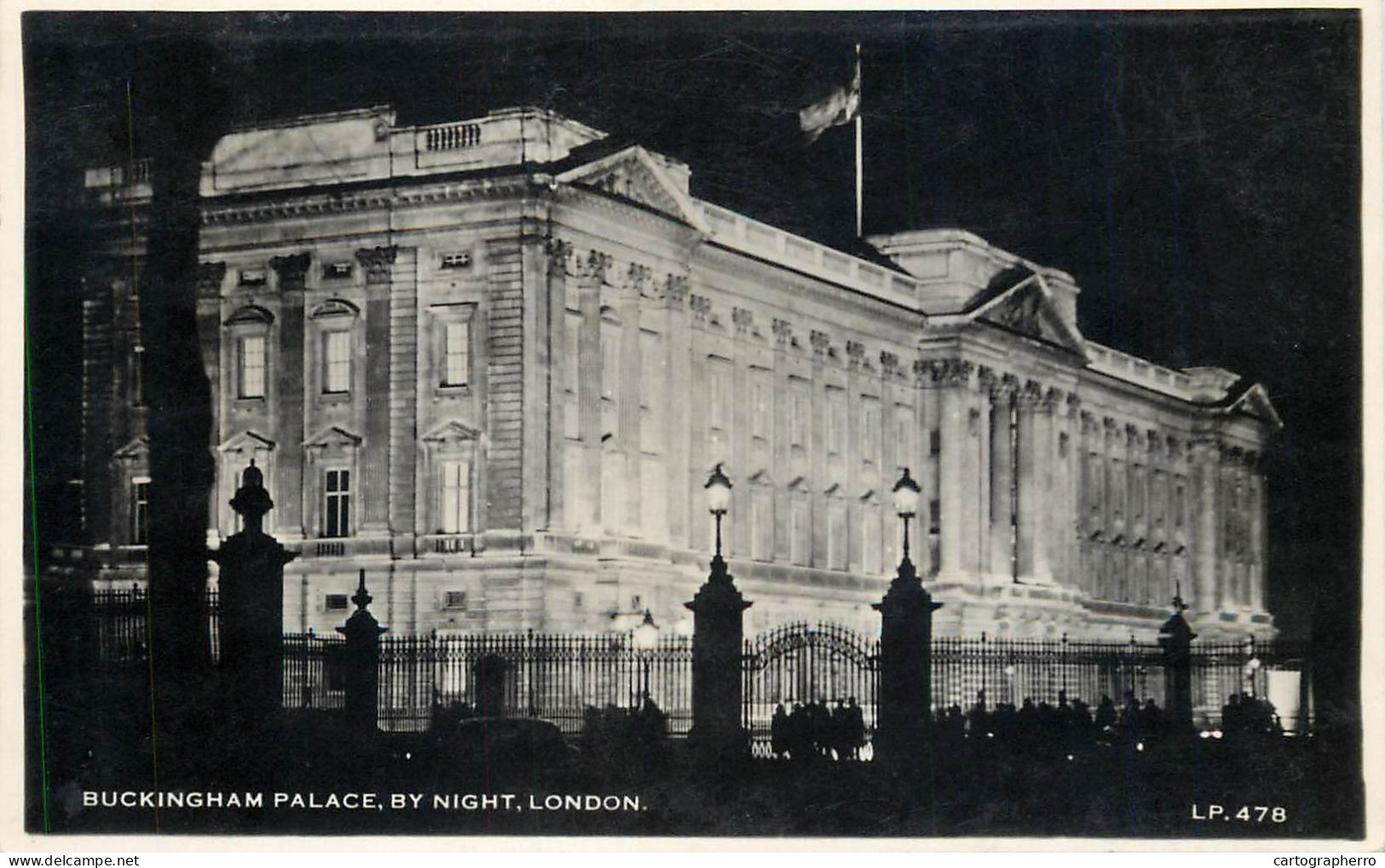 England London Buckingham Palace By Night - Buckingham Palace