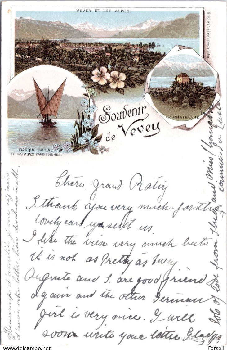 Souvenir De Vevey (Ungelaufen) - Vevey