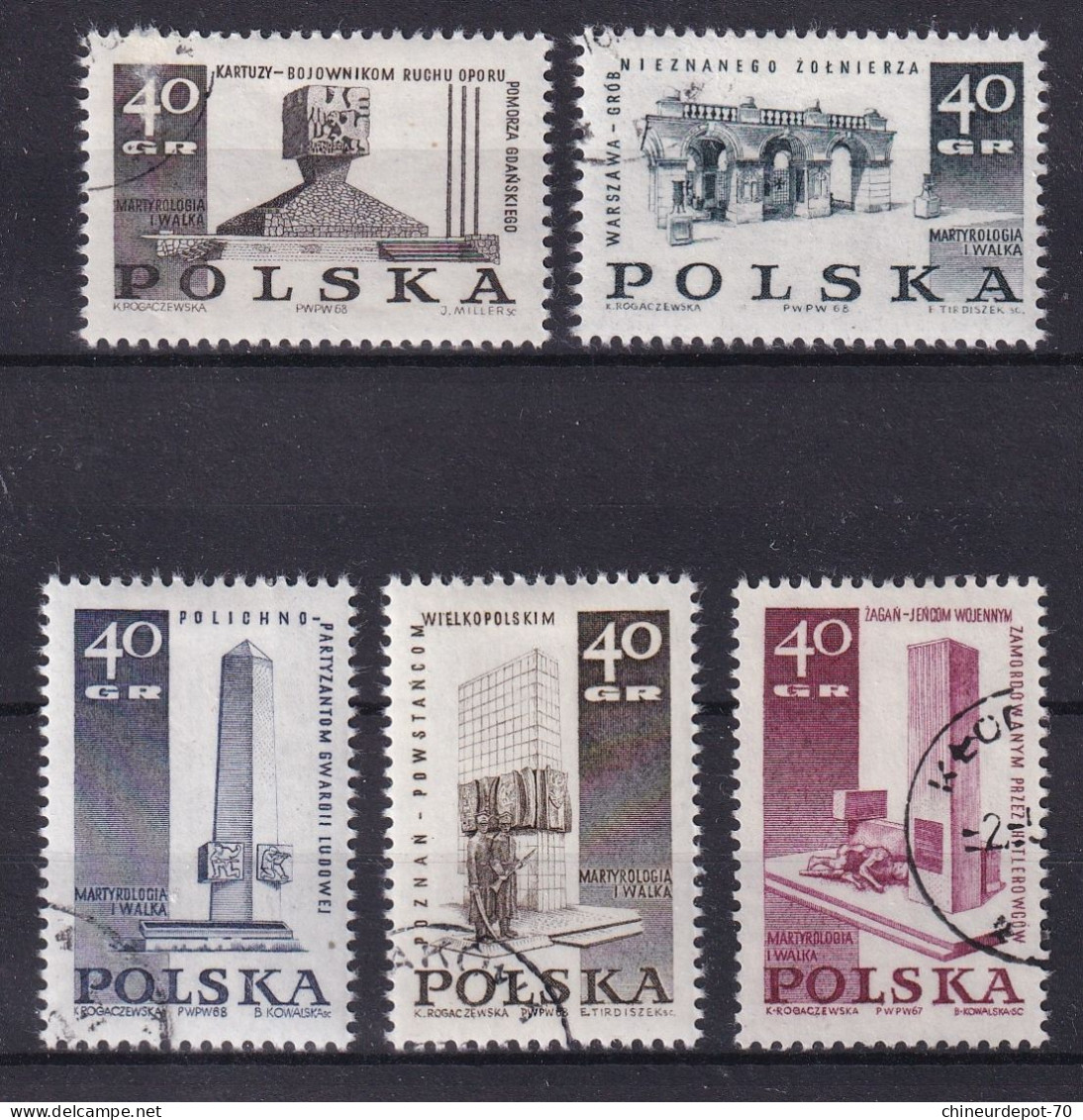 collections pologne polska oblitérés voir 56 photos