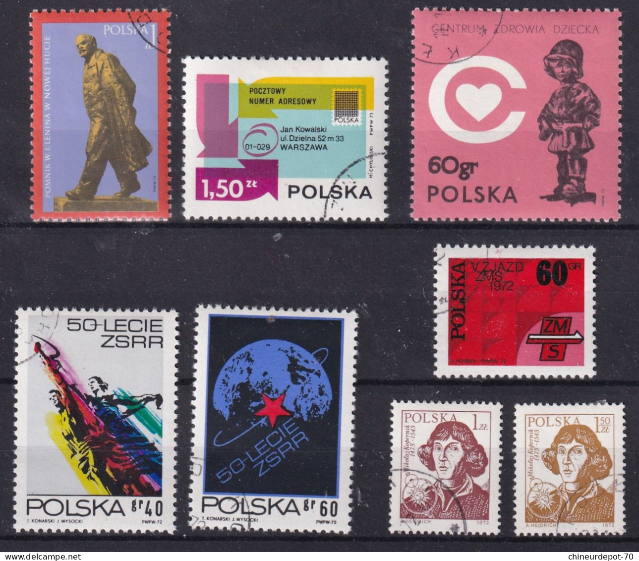 collections pologne polska oblitérés voir 56 photos