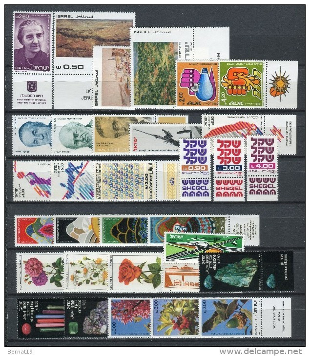 Israel 1981. Completo 31s ** MNH. - Années Complètes