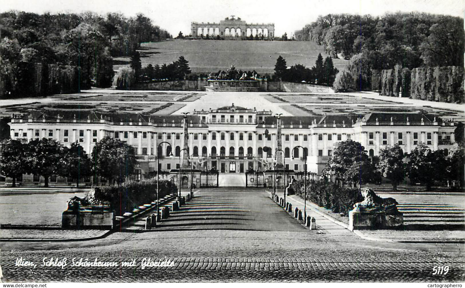 Austria Wien Schloss Schonbrunn Mit Gloriette - Schloss Schönbrunn