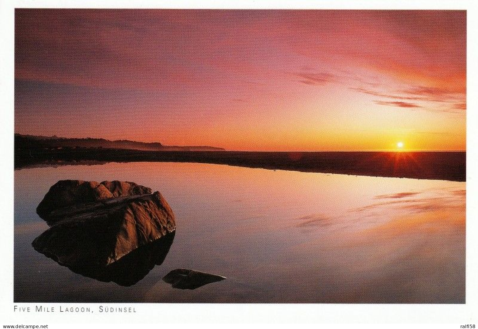 1 AK New Zealand * Five Mile Lagoon - Eine Lagune Im Westland District Der Region West Coast Auf Der Südinsel * - Nouvelle-Zélande