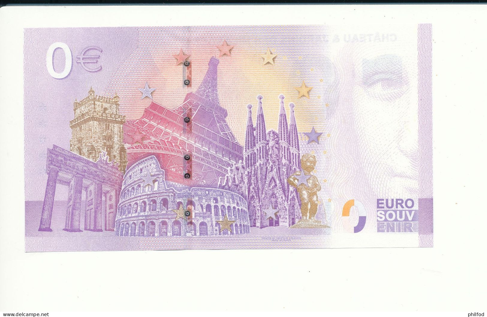 Billet Touristique  0 Euro  - CHÂTEAU & JARDINS DES MILANDES - 2022-1 - UEQL - N° 478 - Otros & Sin Clasificación