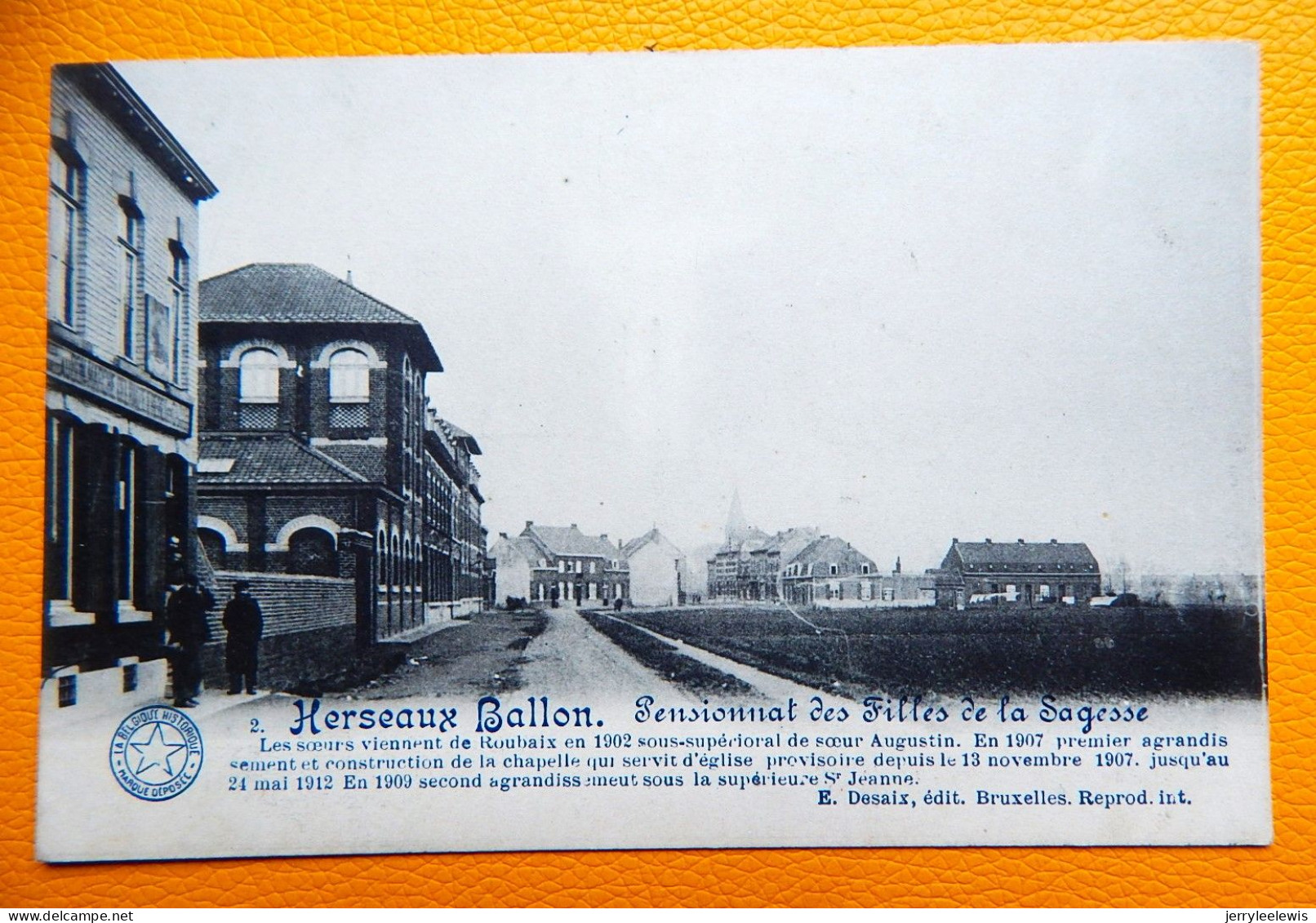 HERSEAUX BALLON  - Pensionnat Des Filles De La Sagesse - Mouscron - Moeskroen