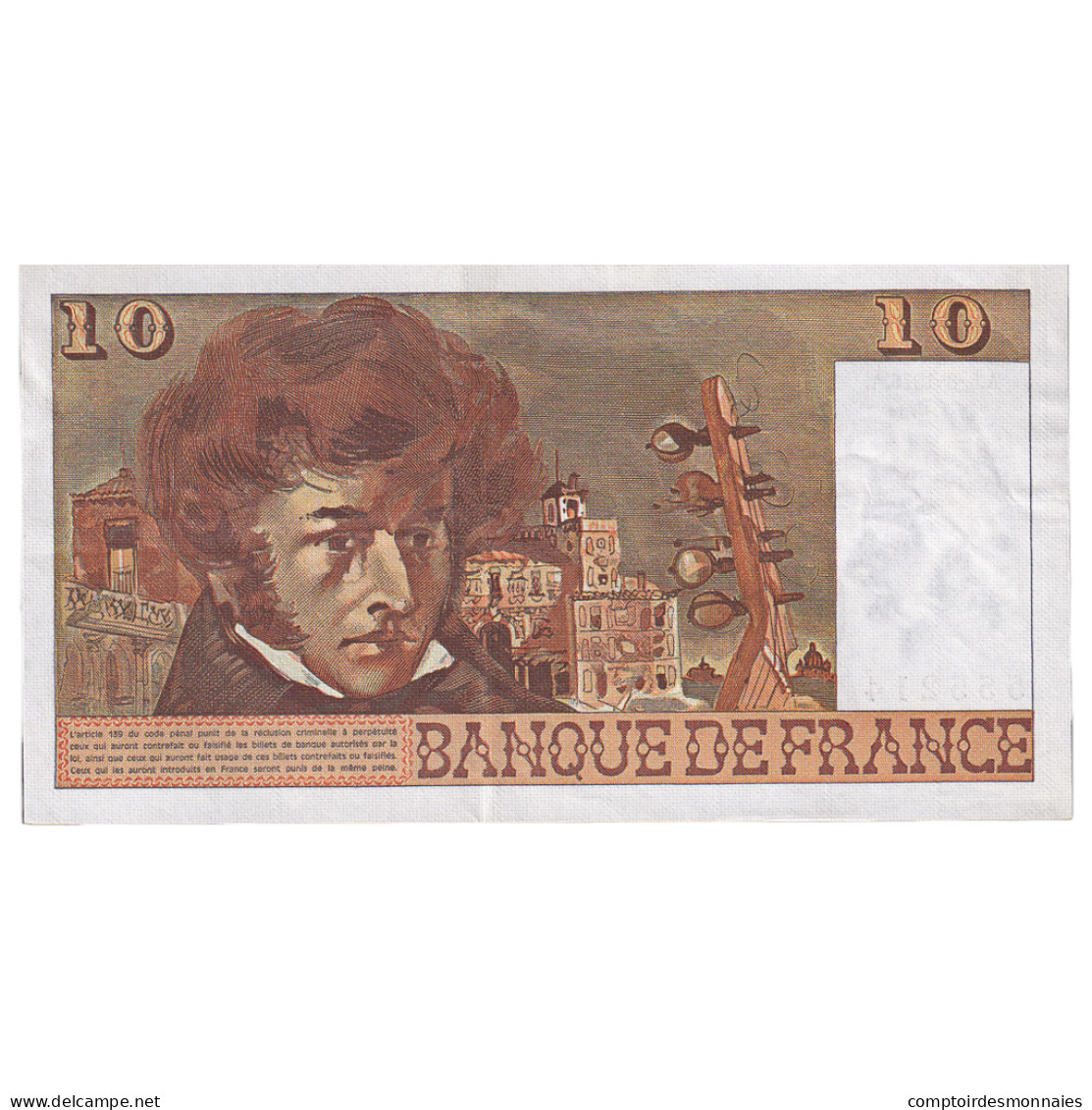 France, 10 Francs, Berlioz, 1976, E.292, SUP, Fayette:63.20, KM:150c - 10 F 1972-1978 ''Berlioz''