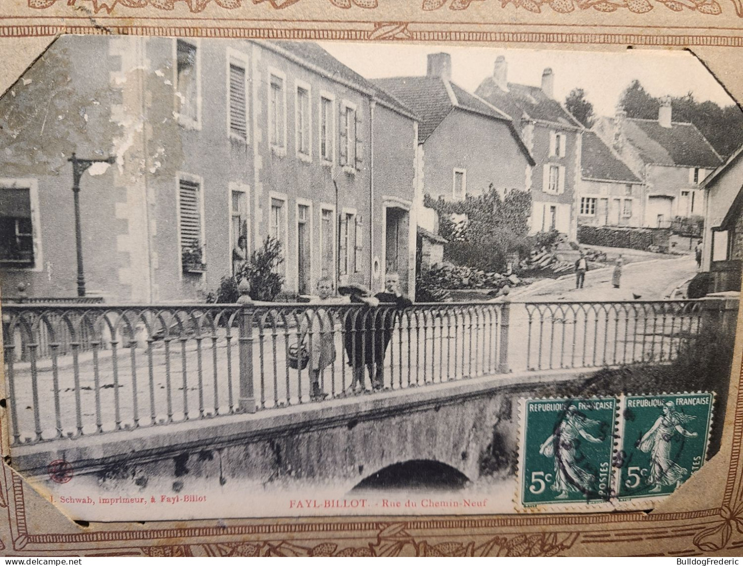 Fayl-billot-le-pont-et-rue-du-chemin-neuf  1906 (8) - Fayl-Billot