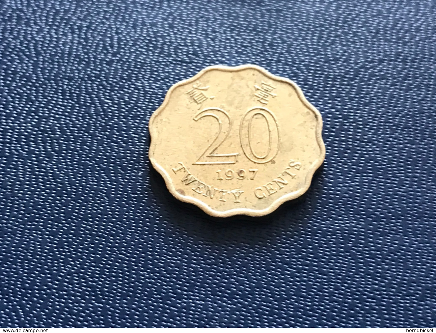 Münze Münzen Umlaufmünze Hongkong 20 Cent 1997 - Hong Kong