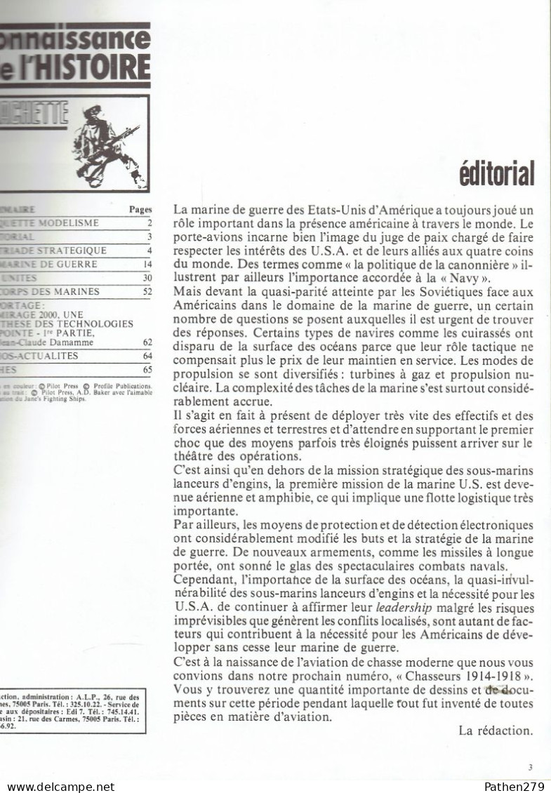 Connaissance De L'histoire N°32 - Février 1981 - Hachette - La Marine De Guerre Des USA - Bateaux