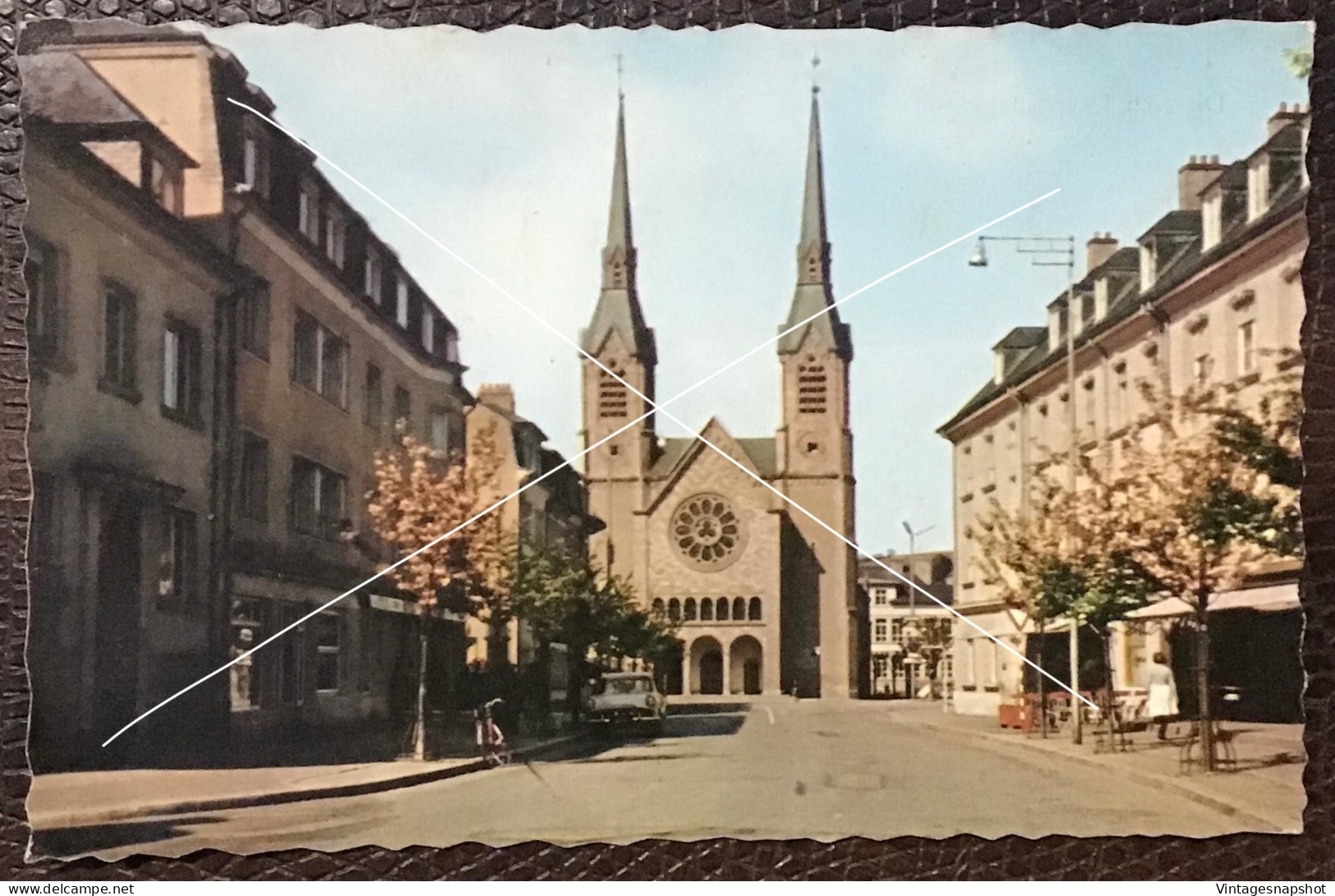 DIEKIRCH Luxembourg Esplanade Vue Vers église Saint-Laurent CP Edit. JACQUES ZENNER Postée En 1959 - Diekirch