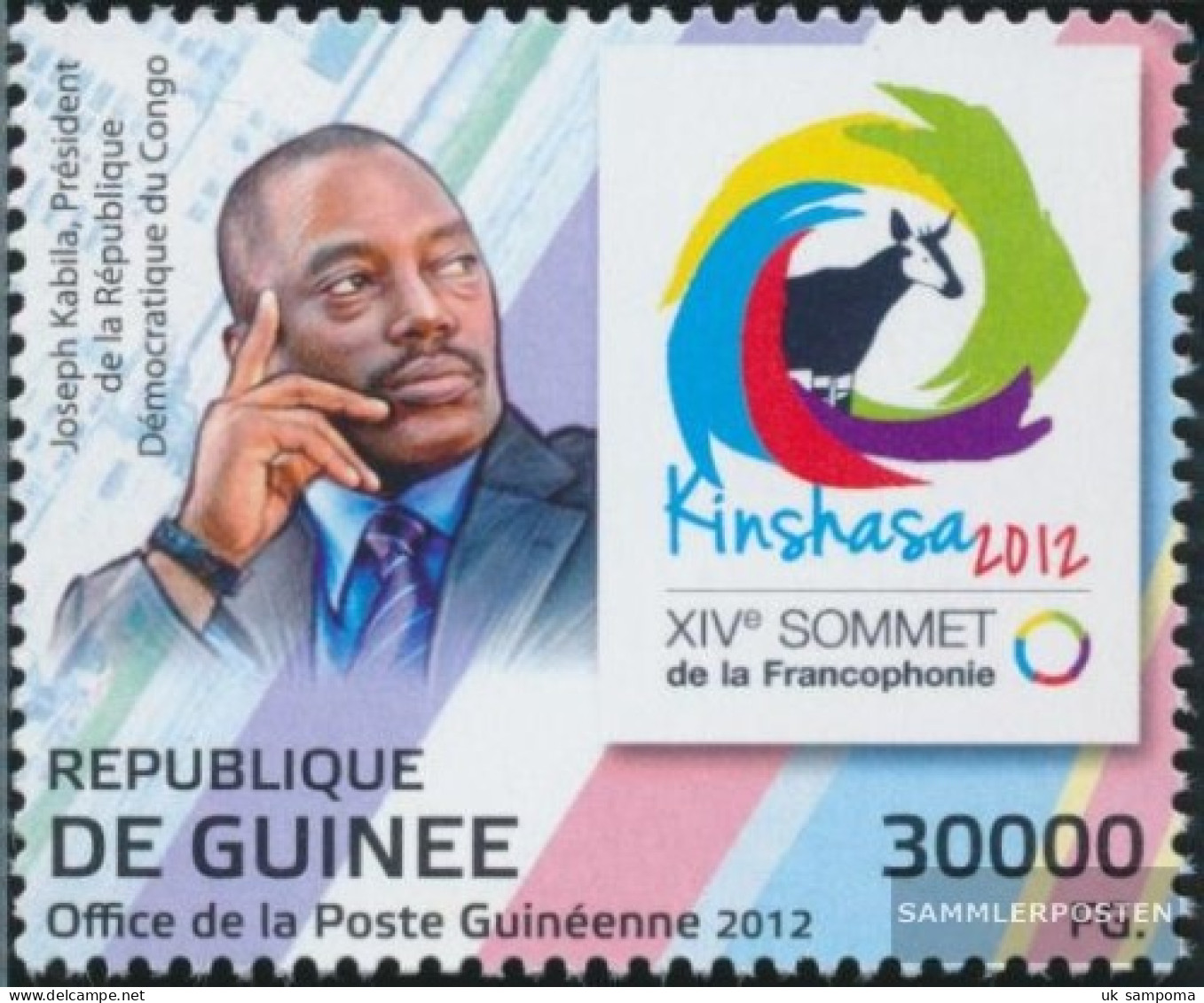 Guinea 9303 (complete. Issue) Unmounted Mint / Never Hinged 2012 Frankophonie - Guinée (1958-...)