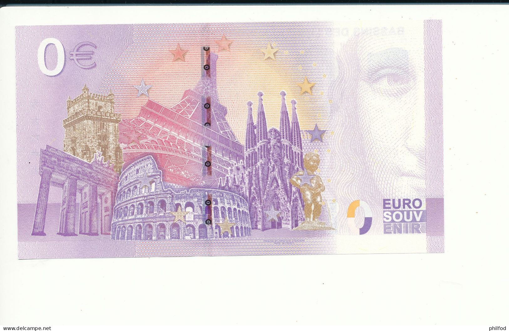 Billet Touristique  0 Euro  - BASSINS DE LUMIERES, BORDEAUX - 2022-3 - UESC -  N° 1302 - Billet épuisé - Other & Unclassified