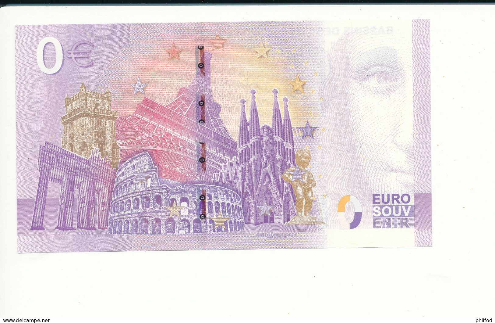 Billet Touristique  0 Euro  - BASSINS DE LUMIERES, BORDEAUX - 2022-3 - UESC -  N° 1302 - Billet épuisé - Altri & Non Classificati