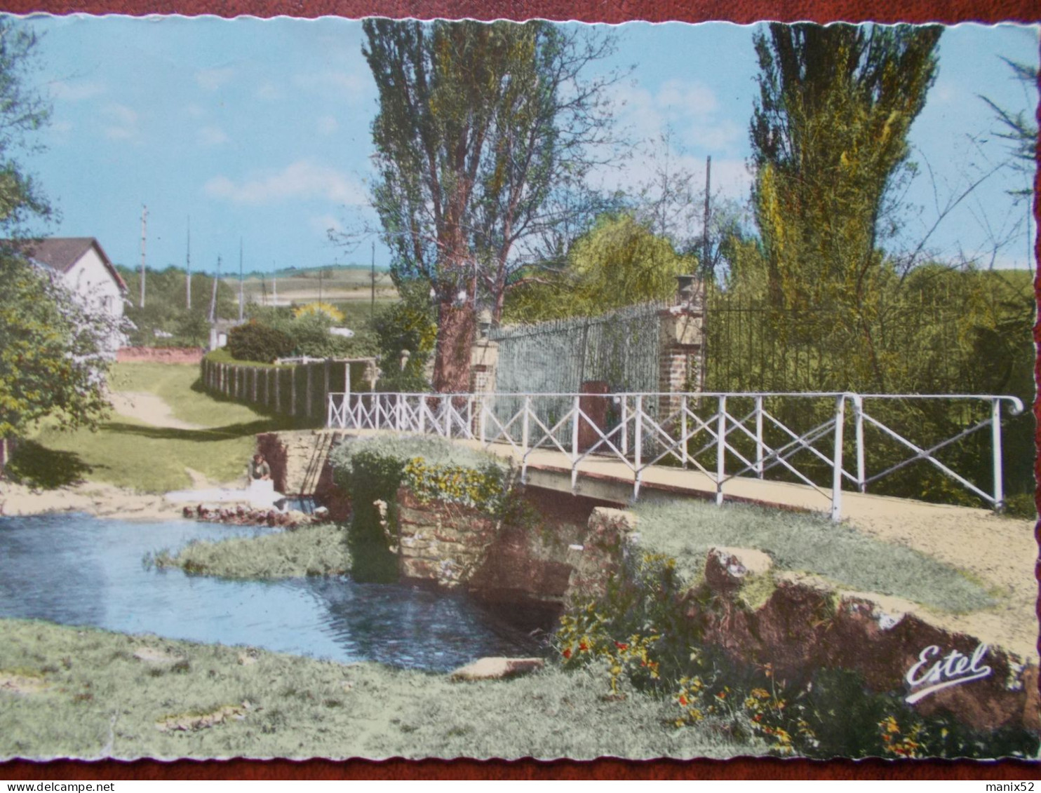 78 - BEYNES - La Mauldre Au Pont Barra. (CPSM Rare) - Beynes