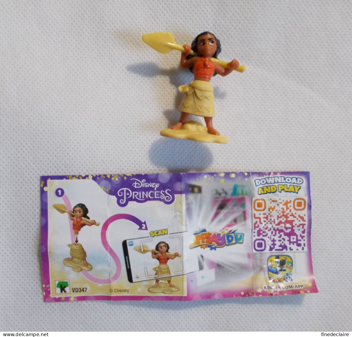 Kinder - Princesses Disney - VD347 - Vaiana - Avec BPZ - Montables