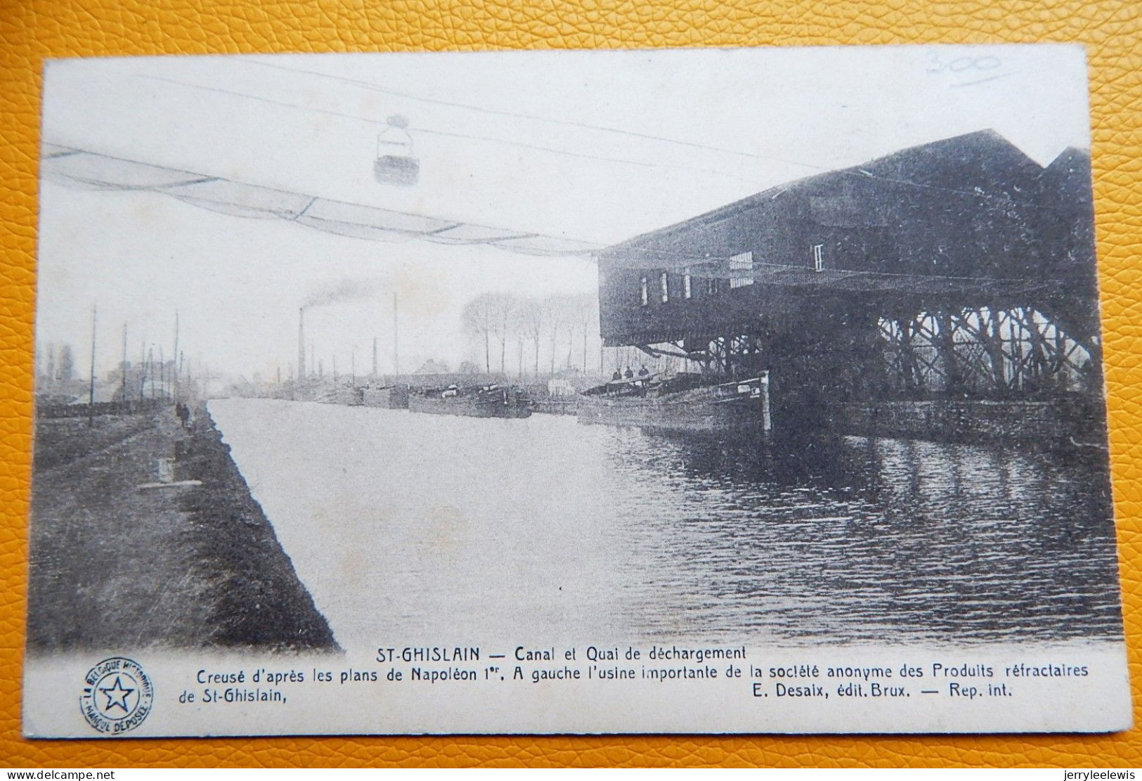 ST - GHISLAIN  - Canal Et Quai De Déchargement - Saint-Ghislain