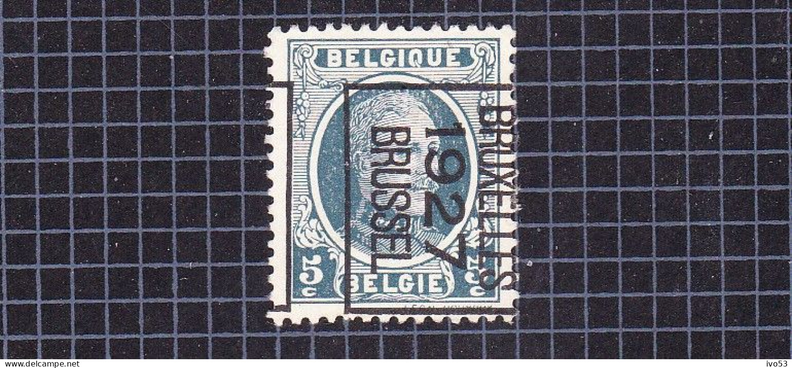 Houyoux:nr 193(*) Zonder Gom, Voorafstempeling:Bruxelles 1927 Brussel. - Typos 1922-31 (Houyoux)