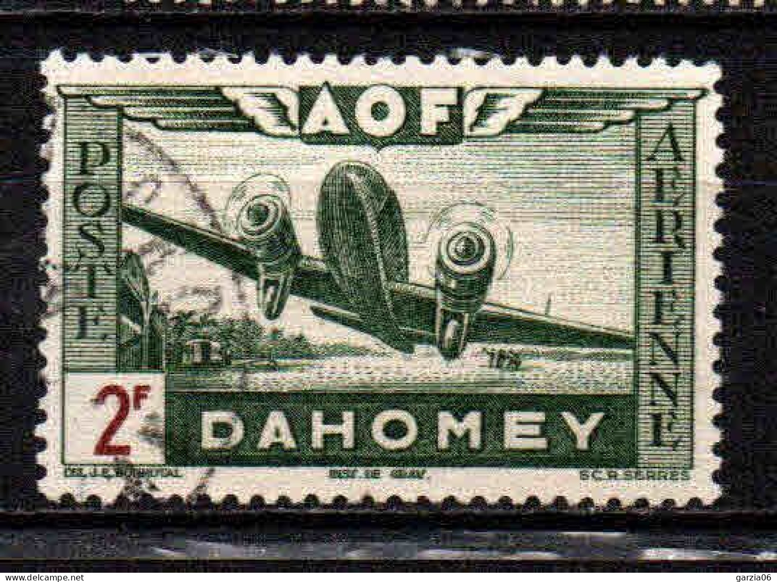 Dahomey   - 1942 - Avions   -  PA 12  - Oblit - Used - Gebruikt